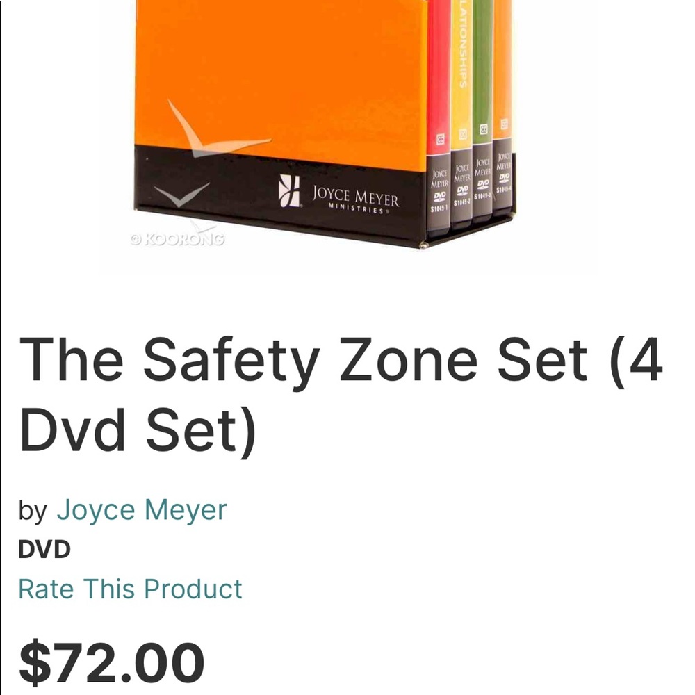 Joyce Meyer The Safety Zone DVD set